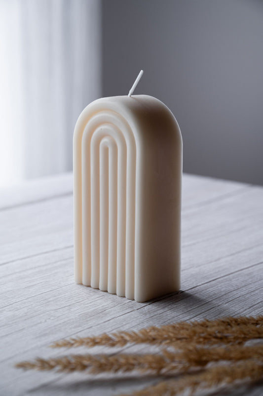 Rainbow Arch Pillar Soy Candle